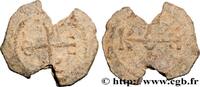 THE HERACLIUS DYNASTY (602-717) Sceau en plomb BYZANTION - SIEGEL Constantinople Ve-VIIIe siècle (25mm, 10,16g, 12h) -