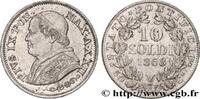VATIKANSTAAT UND KIRCHENSTAAT 10 Soldi (50 Centesimi) Pie IX an XXII VATIKANSTAAT UND KIRCHENSTAAT Rome 1868 (18,5mm, 2,50g, 6h) -