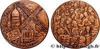 FRANKREICH Médaille, Montmartre VILLES Monnaie de Paris 1980 (69mm, 178,49g, 12h) -