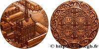 FRANKREICH Médaille, Sainte Chapelle ÉGLISES ET CATHÉDRALES Monnaie de Paris n.d. (59mm, 126,45g, 12h) -