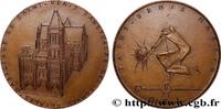 FRANKREICH Médaille, Basilique Saint-Denis ÉGLISES ET CATHÉDRALES Monnaie de Paris 1981 (67,5mm, 151,53g, 12h) -