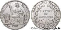 FRANZÖSISCHE-INDOCHINA 1 Piastre de Commerce FRANZÖSISCHE-INDOCHINA Paris 1907 (39mm, 26,99g, 6h) -