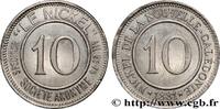 NEUKALEDONIEN 10 (Centimes) Société anonyme Le Nickel NEUKALEDONIEN 1881 (22mm, 4,45g, 12h) -