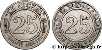 NEUKALEDONIEN 25 (Centimes) Société anonyme Le Nickel NEUKALEDONIEN 1881 (24mm, 4,27g, 6h) -