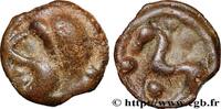 FRANKREICH Potin à la grosse tête GALLIEN - SENONES (Region die Sens) c. avant 52 AC. (18mm, 3,06g, 3h) -