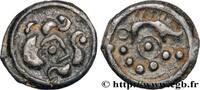 FRANKREICH Potin au sanglier, au torque et aux globules GALLIEN - BELGICA - SUESSIONES (Region die Soissons) c. 60-30 AC. (17mm, 2,37g, 7h) -
