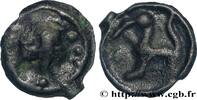 FRANKREICH Potin “à l’animal cornu” GALLIEN - SENONES (Region die Sens) Ier siècle avant J.-C. (17mm, 2,54g, 10h) -