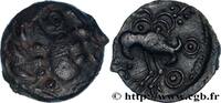 FRANKREICH Bronze YLLYCCI à l’oiseau, classe VI GALLIEN - SENONES (Region die Sens) c. avant 52 AC. (16mm, 3,25g, 12h) -