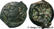 FRANKREICH Bronze VIIRICIVS, classe I GALLIEN - BELGICA - PAGUS CATUSLUGI - Das Heiligtum des BOIS L'ABBÉ (Seine-Maritime) c. 50-40 AC. (17,5mm, 2,80g, 5h) -