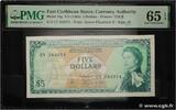 5 Dollars 1965 EAST CARIBBEAN STATES EAST CARIBBEAN STATES 5 Dollars 1965 ST ST
