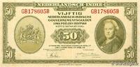 NIEDERLÄNDISCH-INDIEN 50 Gulden NIEDERLÄNDISCH-INDIEN 50 Gulden 1943 SS -