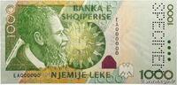 ALBANIEN 1000 Lekë Spécimen ALBANIEN 1000 Lekë Spécimen 2001 ST -