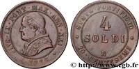 VATIKANSTAAT UND KIRCHENSTAAT 4 Soldi Pie IX an XXI VATIKANSTAAT UND KIRCHENSTAAT Rome 1866 (36mm, 20,05g, 6h) -