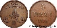 FINNLAND 5 Pennia Tsar Alexandre III FINNLAND 1873 (25mm, 6,30g, 12h) -