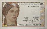 FRANKREICH 300 Francs FRANKREICH 300 Francs 1939 fVZ -