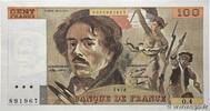 100 Francs DELACROIX modifié 1978 FRANKREICH FRANKREICH 100 Francs DELACROIX modifié 1978 fST+ fST+