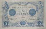FRANKREICH 5 Francs BLEU FRANKREICH 5 Francs BLEU 1916 fST -
