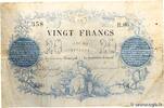 FRANKREICH 20 Francs type 1871 - Bleu FRANKREICH 20 Francs type 1871 - Bleu 1871 fSS -