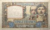FRANKREICH 20 Francs TRAVAIL ET SCIENCE FRANKREICH 20 Francs TRAVAIL ET SCIENCE 1941 fSS -