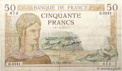 FRANKREICH 50 Francs CÉRÈS FRANKREICH 50 Francs CÉRÈS 1935 S -