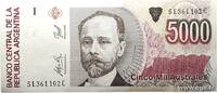ARGENTINIEN 5000 Australes ARGENTINIEN 5000 Australes 1989 ST -