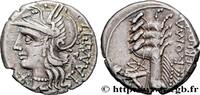 THE REPUBLIC (280 BC to 27 BC) Denier BAEBIA Rome 137 AC. (19,5mm, 3,93g, 7h) -