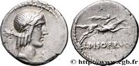 THE REPUBLIC (280 BC to 27 BC) Denier CALPURNIUS Rome 90 AC. (17,5mm, 3,76g, 6h) -