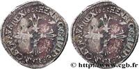 FRANKREICH Quart d'écu, croix feuillue de face HENRY IV Rennes 1603 (30mm, 9,63g, 5h) -