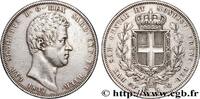 5 Lire 1832 ITALIEN - KÖNIGREICH SARDINIEN -  KARL ALBERT ITALIEN - KÖNIGREICH SARDINIEN -  KARL ALBERT Turin 1832 (37mm, 24,91g, 6h) SS
