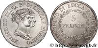 ITALIEN - FÜRSTENTUM LUCQUES UND PIOMBINO - FÉLIX 5 Franchi ITALIEN - FÜRSTENTUM LUCQUES UND PIOMBINO - FÉLIX BACCIOCHI AND ELISA BONAPARTE Florence 1808 (37,50mm, 25,06g, 6h) -