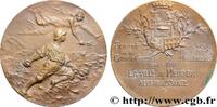 FRANKREICH Médaille, Souvenir de la Grande Guerre, Aux combat PREMIÈRE GUERRE - WWI 1918 (49,5mm, 55,18g, 12h) -