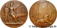 FRANKREICH Médaille PRO PATRIA - Préparation militaire MINISTÈRES 1911 (49,5mm, 65,91g, 12h) -