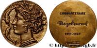 FRANKREICH Médaille, Cinquantenaire de Negobeureuf INDUSTRIES 1969 (75mm, 164,71g, 12h) -