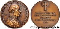 FRANKREICH Médaille, Maréchal Pétain, offert aux cheminots ÉTAT FRANÇAIS 1944 (67,5mm, 145,40g, 12h) VZ