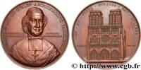 FRANKREICH Médaille, Hyacinthe-Louis de Quelen, archevêque de ÉGLISES ET CATHÉDRALES 1840 (56,5mm, 89,44g, 12h) -
