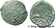 FRANKREICH Bronze au cheval GALLIEN - AULERCI EBUROVICES (Region die Évreux) Évreux (27) c.60-50 AC. (16mm, 1,99g, 3h) -