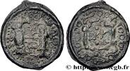 FRANKREICH Potin à l’oiseau et animaux affrontés - grènetis d GALLIEN - BELGICA - MELDI (Region die Meaux) c. 60-50 AC. (22mm, 3,71g, 3h) -