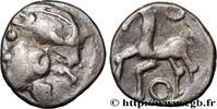 FRANKREICH Denier à la tête casquée GALLIEN - NORDGALLIEN - ÆDUI (BIBRACTE, Region die Mont-Beuvray) Autun (71) c. 80-50 AC. (13,5mm, 1,61g, 1h) -