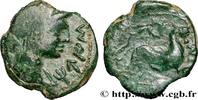 FRANKREICH Unité ou bronze au taureau GALLIEN - NEDENES (oppidum des Montlaures) 121-45 AC. (23,5mm, 8,57g, 7h) -