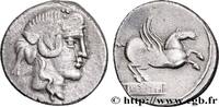 THE REPUBLIC (280 BC to 27 BC) Denier TITIA Rome 90 AC. (17,5mm, 4,06g, 4h) -
