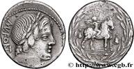 THE REPUBLIC (280 BC to 27 BC) Denier FONTEIA Rome 85 AC. (18,5mm, 4,05g, 6h) -