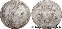 FRANKREICH Écu aux trois couronnes LOUIS XIV THE SUN KING Lyon 1710 (39,5mm, 30,30g, 6h) -