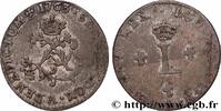 FRANKREICH Double sol de billon LOUIS XV THE WELL-BELOVED Paris 1763 (22,5mm, 2,16g, 6h) -