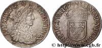 FRANKREICH Écu, portrait apollinien LOUIS XIV THE SUN KING Rennes 1670 (39mm, 27,39g, 6h) -