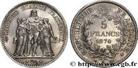 FRANKREICH 5 francs Hercule DRITTE FRANZOSISCHE REPUBLIK Paris 1874 (37mm, 24,96g, 6h) -