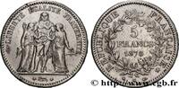 FRANKREICH 5 francs Hercule DRITTE FRANZOSISCHE REPUBLIK Bordeaux 1878 (37mm, 24,97g, 6h) -