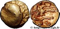 FRANKREICH Quart de statère au bateau, uniface et revers aux GALLIEN - GALLIA - MORINI (Region die Manche und die Nordsee) c. 70-50 AC. (12mm, 1,43g, h) -