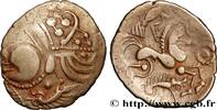 FRANKREICH Hémistatère aux sangliers et à l’annelet perlé poi GALLIEN - AULERCI EBUROVICES (Region die Évreux) Évreux (27) c. 60-50 AC. (19mm, 3,24g, 1h) -