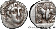 Hellenistic 2 (188 BC to 30 BC) Hemidrachme plinthophore KARIEN - KARISCHE INSELN - RHODOS Rhodes, Carie c. 125-88 AC. (12mm, 1,18g, 12h) -