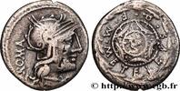 THE REPUBLIC (280 BC to 27 BC) Denier CAECILIA Rome 127 AC. (18mm, 3,57g, 7h) -